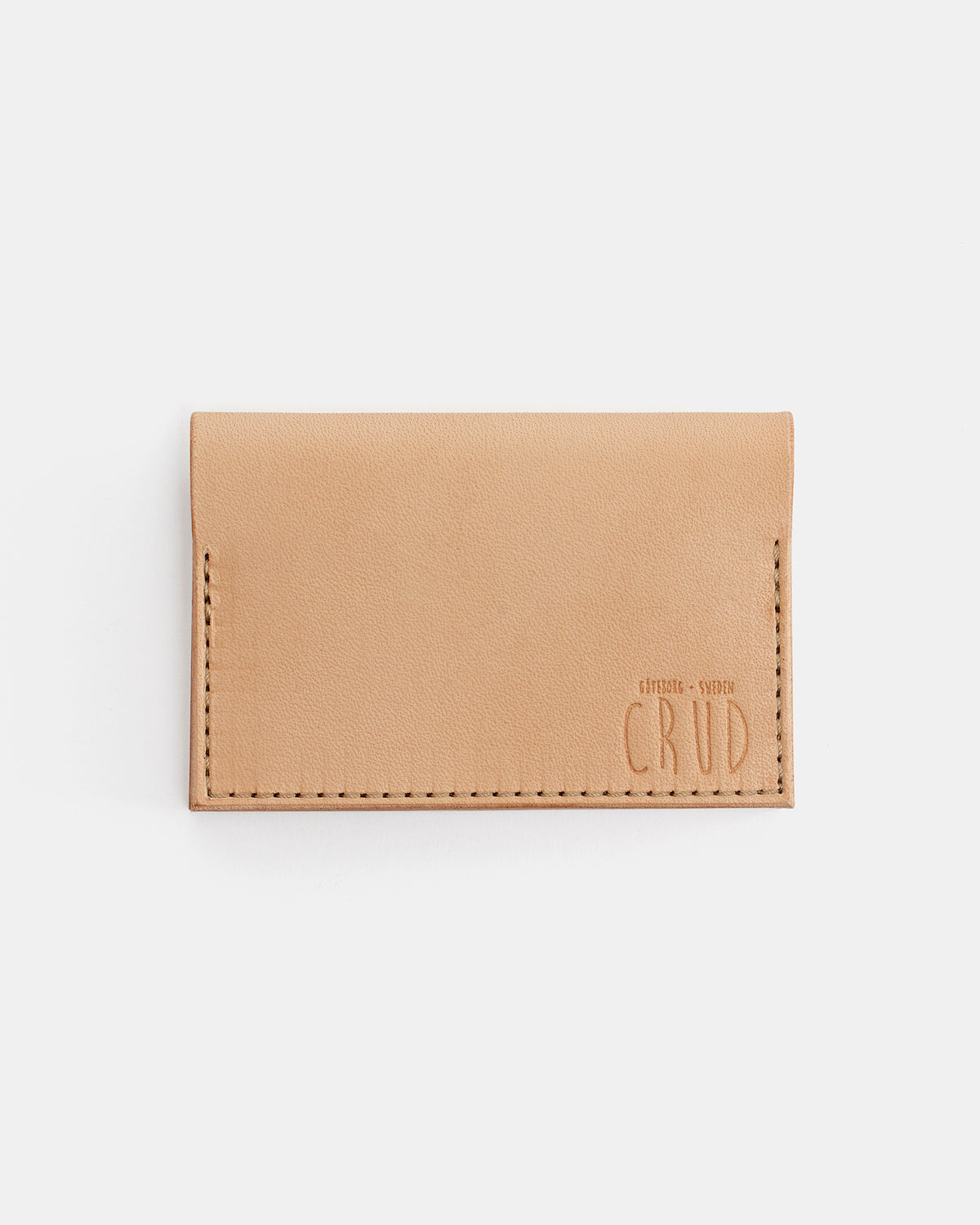 Nordre minimalist leather card holder handmade in Sweden