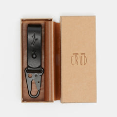 Crud Leather Keychain 
