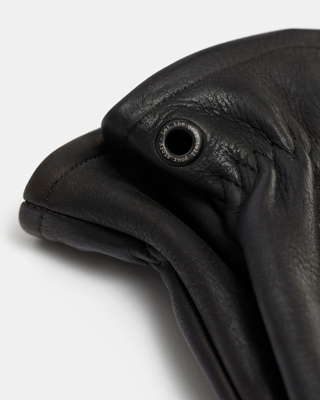 Black Leather Gloves