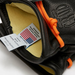 Kevlar lined gloves with full grain leather and locking eyelet