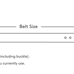 Swedish veg tan leather belt handcrafted in Sweden