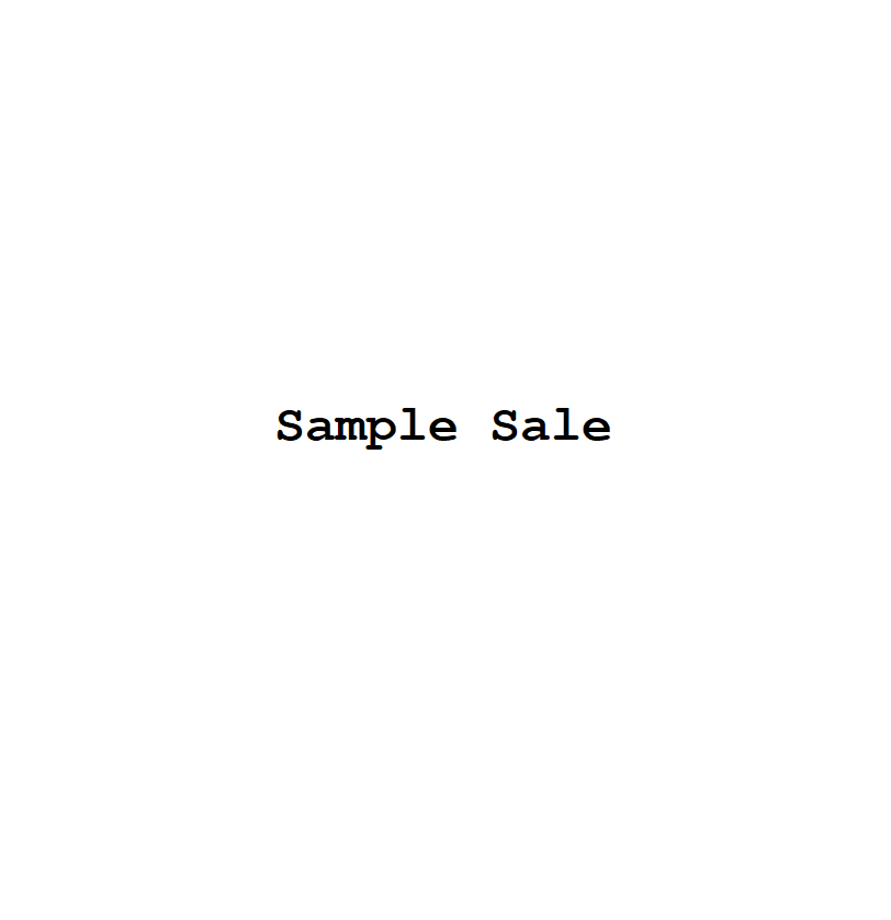 CRUD sample sale outdoor gear and leather goods